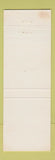 Matchbook Cover - Four Lakes Yacht Club Madison WI