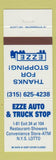 Matchbook Cover - Ezze Auto & Truck Stop