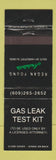 Matchbook Cover - Gas Leak Test Kit Regan Young Architects Hainesport NJ