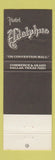 Matchbook Cover - Hotel Adolphus Dallas TX