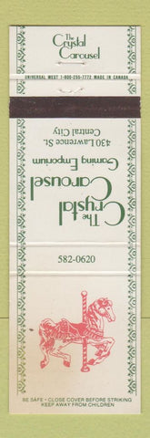 Matchbook Cover - Crystal Carousel Casino Central City Colorado WEAR