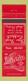 Matchbook Cover - Gloria Restaurant Columbus OH