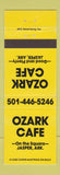 Matchbook Cover - Ozark Cafe Jasper AR