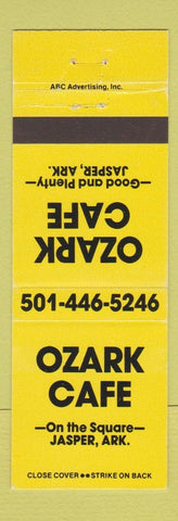 Matchbook Cover - Ozark Cafe Jasper AR