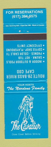 Matchbook Cover - The Cavalier Bass River MA Cape Cod