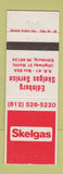 Matchbook Cover - Skelgas Edinburg IN