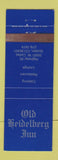 Matchbook Cover - Old Heidelberg Inn Golden Colorado WEAR