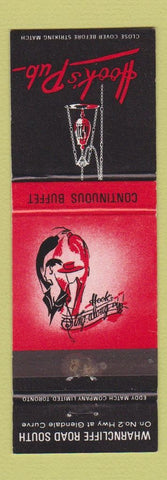 Matchbook Cover - Hook's Pub London ON