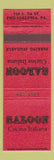 Matchbook Cover - Saloon Cucina Italiana Italian Philadelphia PA