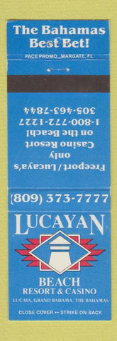 Matchbook Cover - Lucayan Beach Resort Casino Grand Bahama