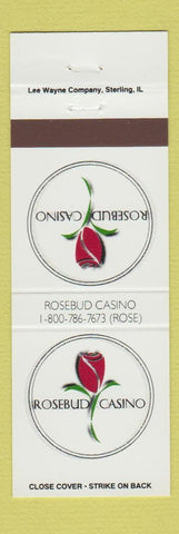 Matchbook Cover - Rosebud Casino