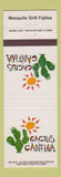 Matchbook Cover - Cactus Cantina Mexican Washington DC