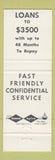 Matchbook Cover - Budget Plan Bank Sunbury PA