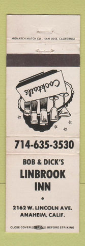 Matchbook Cover - Linbrook Inn Anaheim CA WEAR
