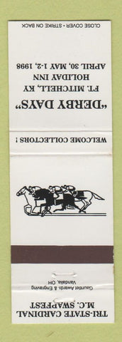 Matchbook Cover - Derby Days Fort Mitchell KY 1998 Match Collectors