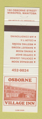 Matchbook Cover - Osborne Village Inn Winnipeg MB