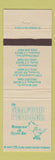 Matchbook Cover Seafood Peddler Restaurant Waterbury Derby Hamden CT Yonkers NY