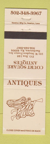 Matchbook Cover - Court Square Antiques Bardstown KY