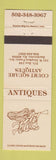 Matchbook Cover - Court Square Antiques Bardstown KY