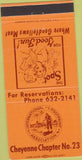 Matchbook Cover - International Footprint Association Cheyenne WY 30 Strike