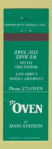 Matchbook Cover - The Oven at Avon Station
