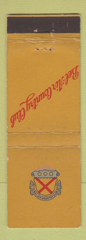 Matchbook Cover - Bel air Country Club Vat 69 Scotch Whiskey CA?