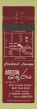 Matchbook Cover - Addison Golf Club IL