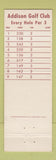 Matchbook Cover - Addison Golf Club IL