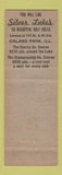 Matchbook Cover - Silver Lake Golf Club Orland Park IL