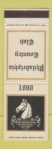 Matchbook Cover - Philadelphia Country Club PA