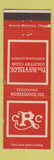 Matchbook Cover - Ravisloe Country Club Homewood IL WEAR