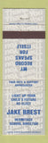 Matchbook Cover - Jake Brest Hermitage School Director