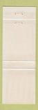Matchbook Cover - Jake Brest Hermitage School Director
