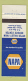 Matchbook Cover - NAPA Auto PARts Tieton WA