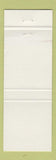 Matchbook Cover - NAPA Auto PARts Tieton WA
