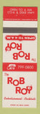 Matchbook Cover - The Rob Roy Bar Harvey IL