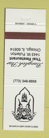 Matchbook Cover - Bangkok Star Restaurant Thai Chicago IL