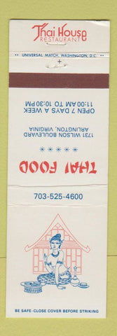 Matchbook Cover - Thai House Restaurant Arlington VA WEAR