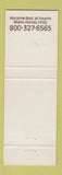 Matchbook Cover - Marina Park Hotel Le Cafe Du Parc Miami FL