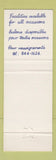 Matchbook Cover - Le Caveau French Restaurant Montreal QC