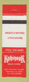 Matchbook Cover - Kohinook Indian Restaurant Alexandria VA
