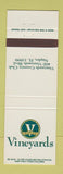 Matchbook Cover - Vineyards Country Club Naples FL