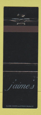 Matchbook Cover - Jaime's Milford OH
