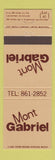 Matchbook Cover - Mont Gabriel QC