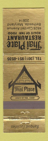 Matchbook Cover - Thai Place Restaurant Bethesda MD