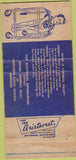 Matchbook Cover - United Cerebral Palsy of Aberdeen SD 30 Strike