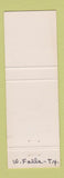 Matchbook Cover - Central Bail Bonds Wichita Falls TX
