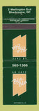 Matchbook Cover - Le Cafe Bla Bla Sherbrooke QC