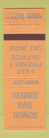 Matchbook Cover - Dennis' Bail Bonds