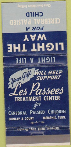 Matchbook Cover - Cerebral Palsy Treatment Memphis TN WEAR 30 Strike